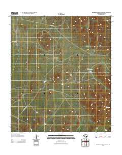 Robbers Roost Canyon 2012 topographic map thumbnail