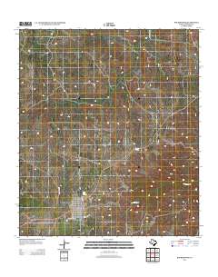 Rocksprings 2012 topographic map thumbnail