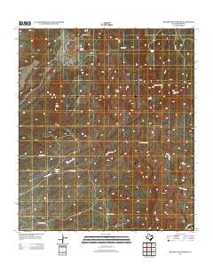 Ruidosa Hot Springs 2012 topographic map thumbnail
