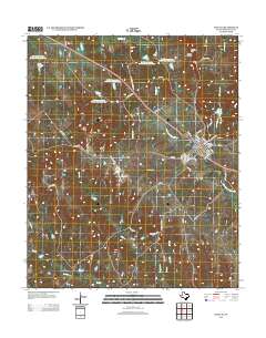 Saint Jo 2013 topographic map thumbnail
