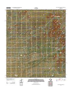 San Antonio Pass 2012 topographic map thumbnail