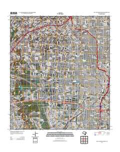 San Antonio West 2013 topographic map thumbnail