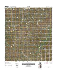 San Augustine Draw 2012 topographic map thumbnail
