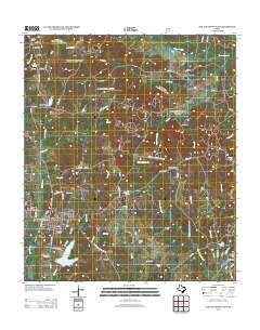 San Augustine East 2013 topographic map thumbnail