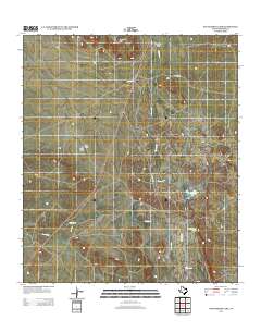 San Esteban Lake 2012 topographic map thumbnail