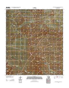 San Esteban Lake SW 2012 topographic map thumbnail
