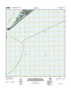 San Luis Pass 2013 topographic map thumbnail