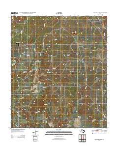 San Saba Peak 2013 topographic map thumbnail