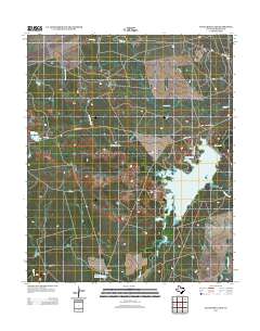 Santa Rosa Lake 2013 topographic map thumbnail