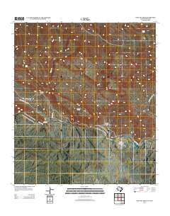 Santana Mesa 2012 topographic map thumbnail