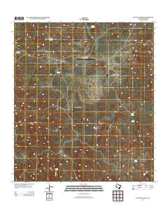 Sauceda Ranch 2012 topographic map thumbnail