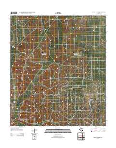 Savell Ranch 2012 topographic map preview