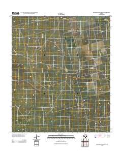 Scharbauer Ranch 2012 topographic map thumbnail