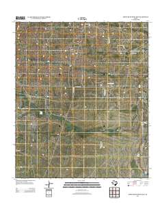 Screw Bean Draw East 2012 topographic map thumbnail