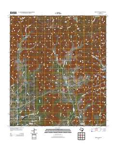 Seco Pass 2013 topographic map thumbnail