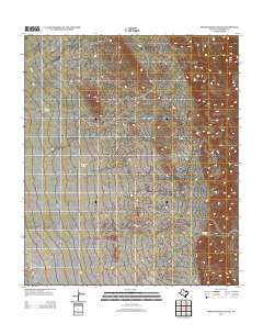 Seven Heart Gap NW 2012 topographic map thumbnail