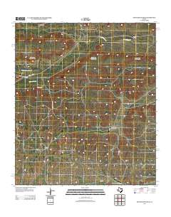 Seventeen Ranch 2012 topographic map thumbnail