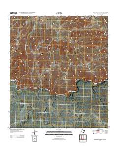 Shafter Canyon 2013 topographic map thumbnail