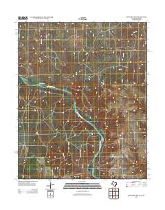 Shinnery Creek 2012 topographic map thumbnail