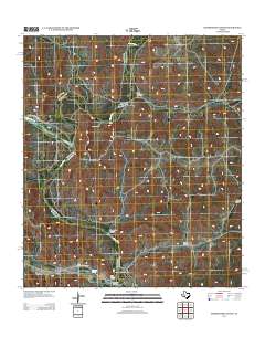 Sixshooter Canyon 2012 topographic map thumbnail