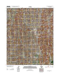 Skellytown 2012 topographic map thumbnail