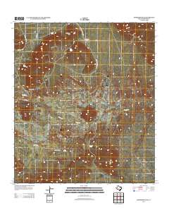Sombrero Peak 2012 topographic map thumbnail