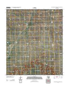 South Mustang Draw SE 2012 topographic map thumbnail