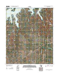 Southeast Lake Kemp 2013 topographic map thumbnail