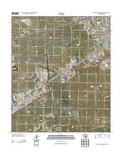 Southwest Midland 2012 topographic map thumbnail