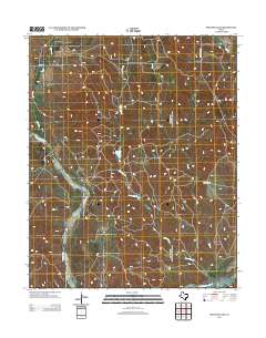 Spencer Lake 2012 topographic map thumbnail