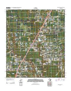 Splendora 2013 topographic map thumbnail