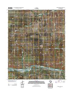 Spring Creek 2012 topographic map thumbnail