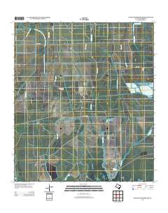 Stanolind Reservoir 2013 topographic map thumbnail