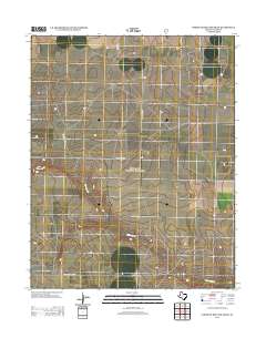 North of Red Cow Draw 2012 topographic map thumbnail