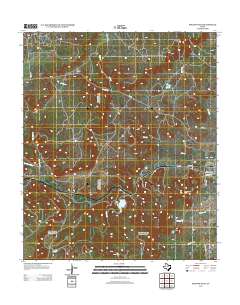 Strawn West 2012 topographic map thumbnail