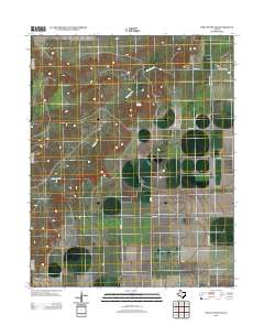 West of Gruver 2012 topographic map thumbnail