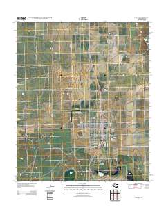 Tahoka 2012 topographic map thumbnail