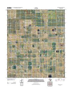 Tahoka SW 2012 topographic map thumbnail