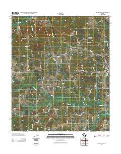 Tenaha West 2013 topographic map thumbnail