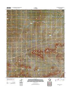 Tepee Butte 2012 topographic map thumbnail