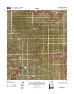 Tepee Butte SW 2013 topographic map thumbnail