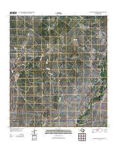 Tequesquite Creek NE 2012 topographic map thumbnail