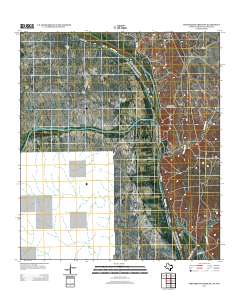 Tequesquite Creek SW 2013 topographic map thumbnail