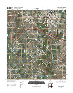Terrell South 2012 topographic map thumbnail