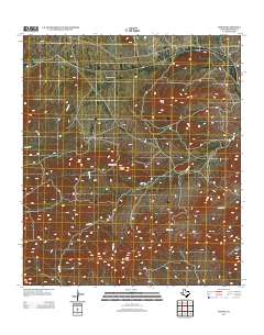 Tesnus 2012 topographic map thumbnail