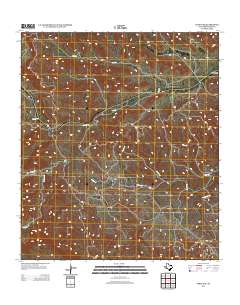 Tesnus SE 2012 topographic map thumbnail