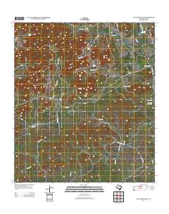 Texas Mountain 2013 topographic map thumbnail