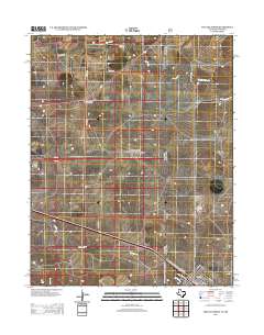 Texline North 2012 topographic map thumbnail