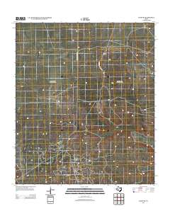 Texon SE 2012 topographic map thumbnail