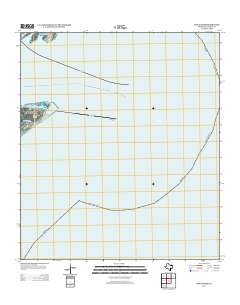 The Jetties 2013 topographic map thumbnail